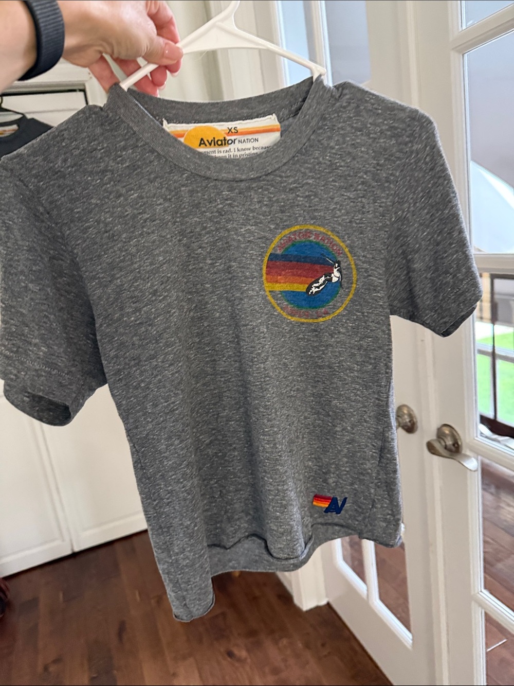 Aviator Nation cropped t-shirt